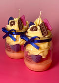 Bougie gourmande parfumée – Framboise & chocolat
