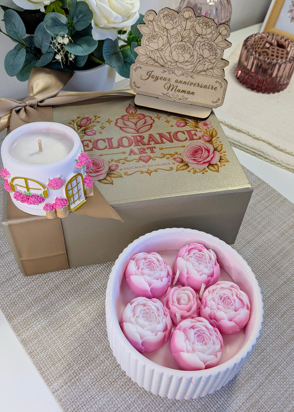 Coffret  bougies personnalisé – Signature Classic | Eclorance Art